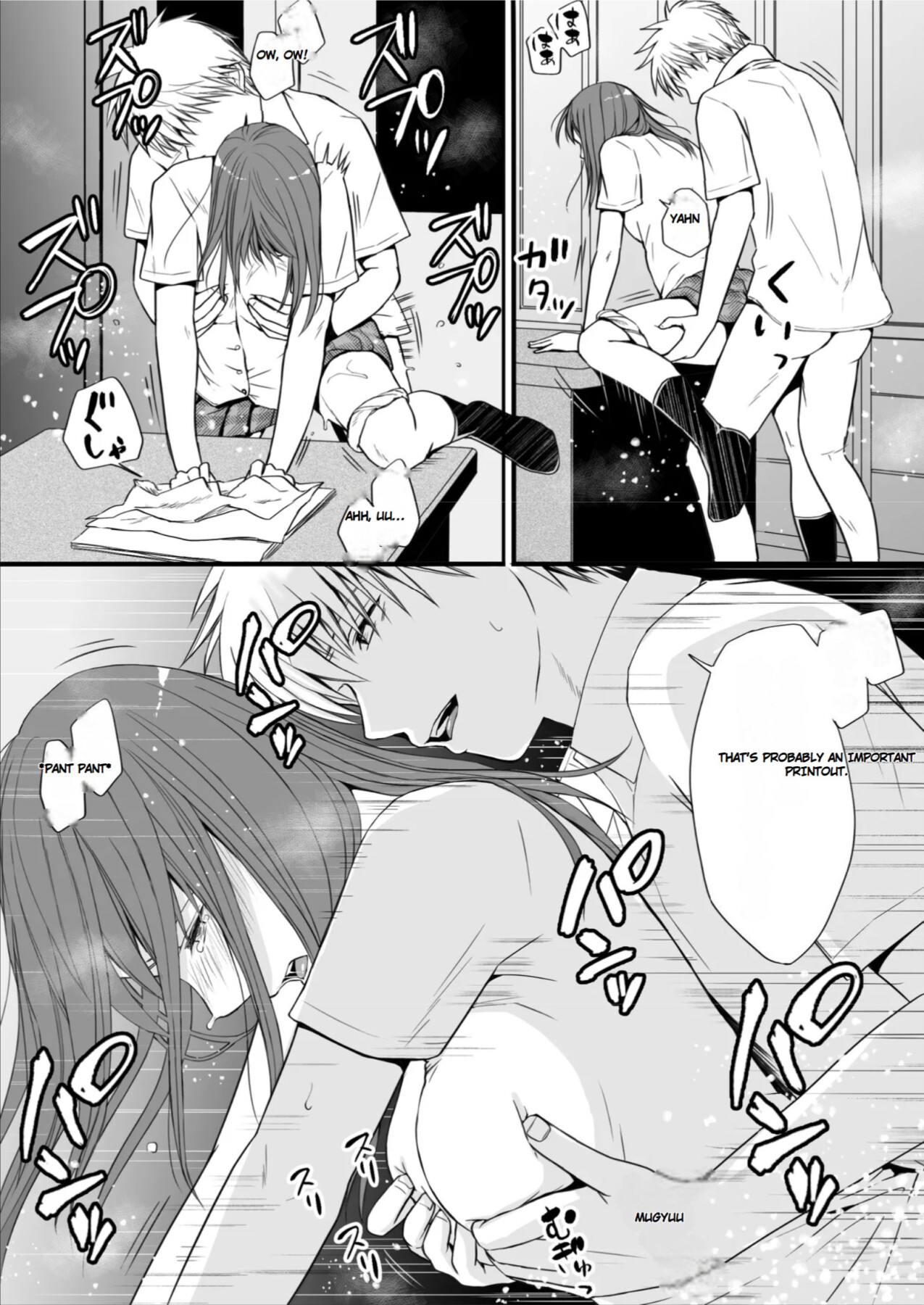 Hentai Manga Comic-You Said It'd Just Be Grinding... But You Ended up Slipping It In. Now I'm Just the Top Student's Toy 3.-Read-36
